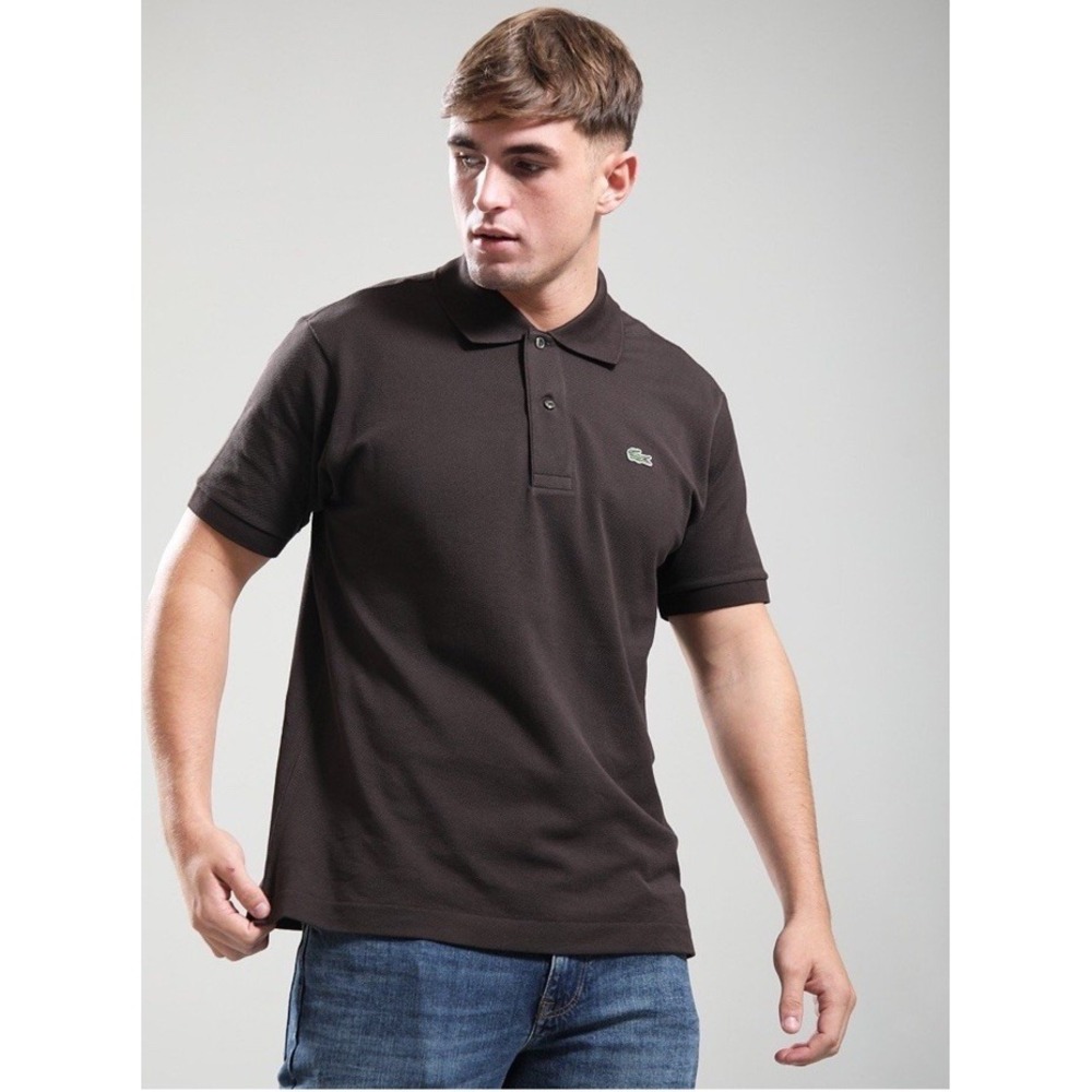 Lacoste Men's Polo Shirt Brown NWT Size L